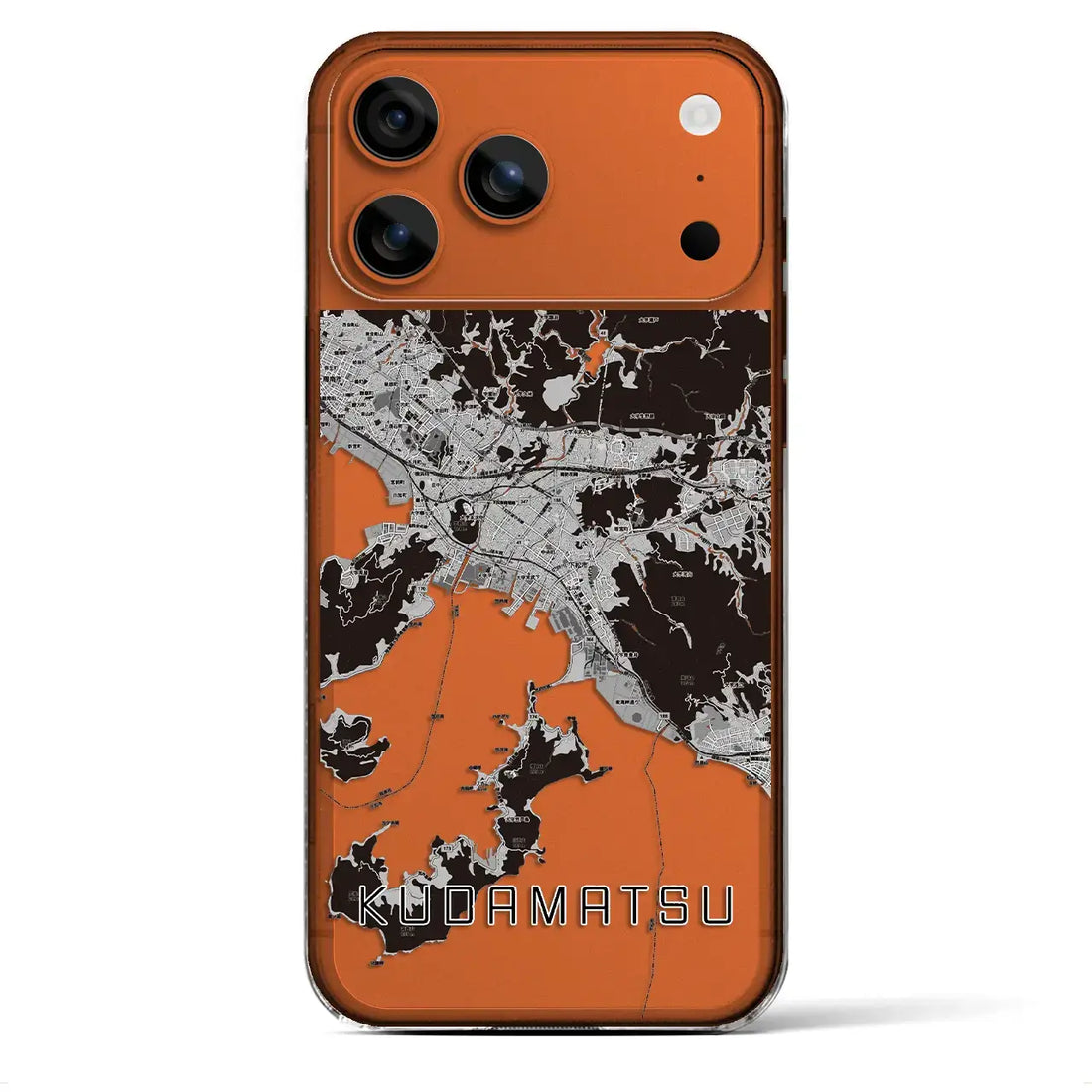 【下松(山口県)】地図柄iPhoneケース(クリアタイプ)