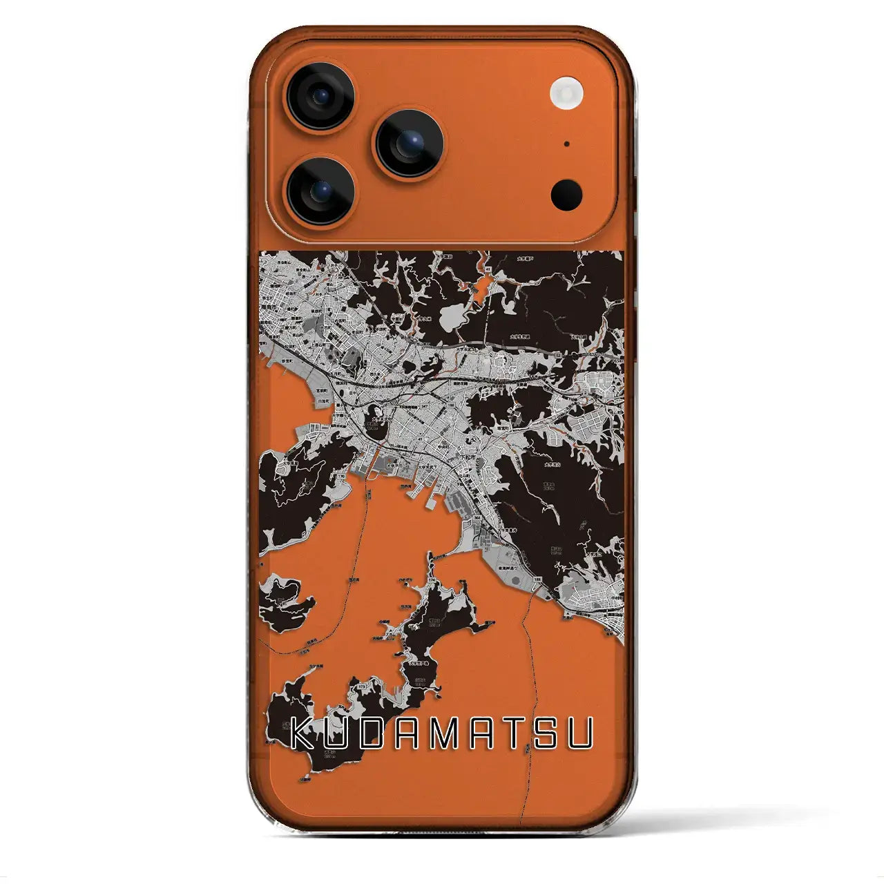 【下松(山口県)】地図柄iPhoneケース(クリアタイプ)