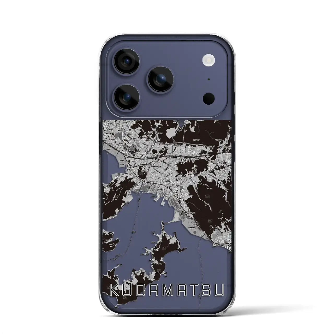 【下松(山口県)】地図柄iPhoneケース(クリアタイプ)