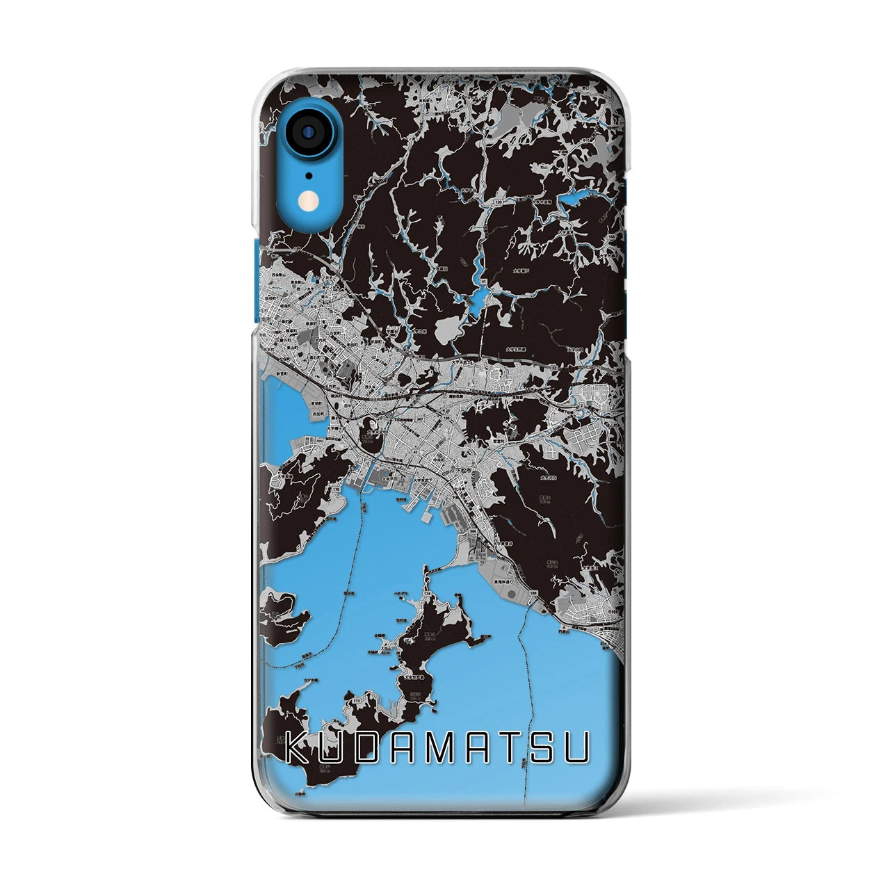 【下松(山口県)】地図柄iPhoneケース(クリアタイプ)