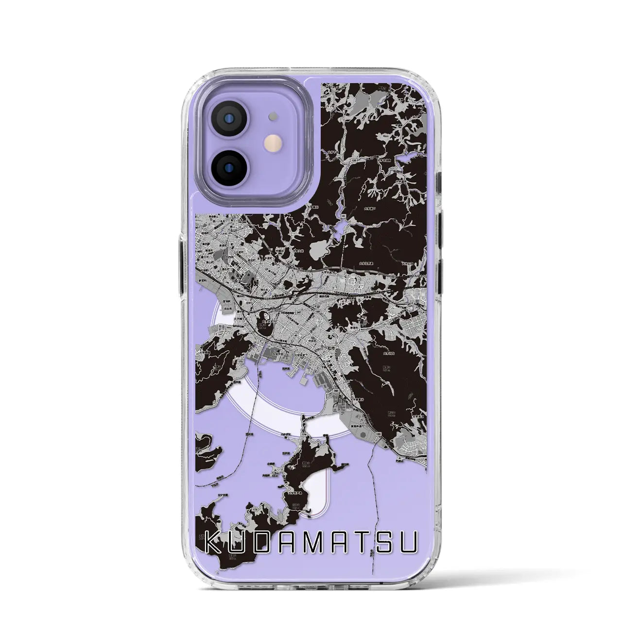 【下松(山口県)】地図柄iPhoneケース(MagSafeタイプ)