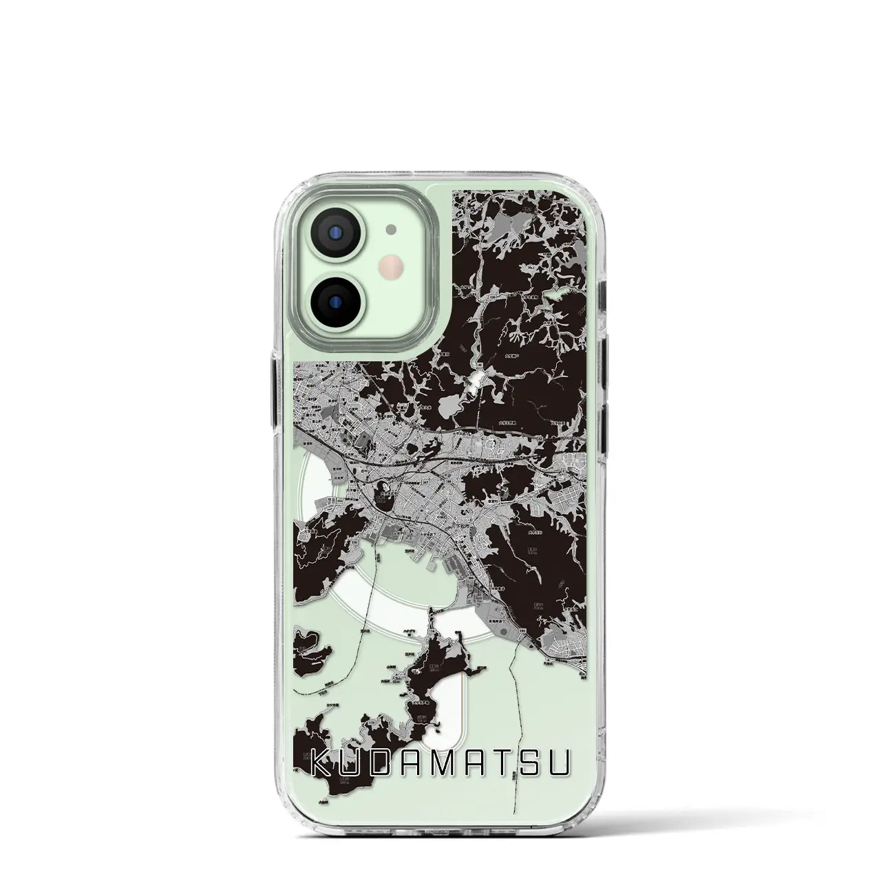 【下松(山口県)】地図柄iPhoneケース(MagSafeタイプ)
