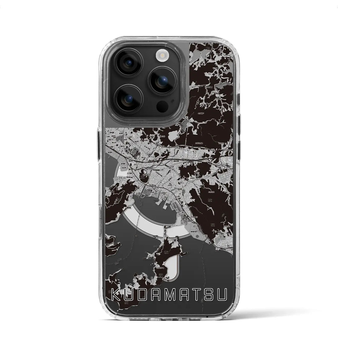 【下松(山口県)】地図柄iPhoneケース(MagSafeタイプ)