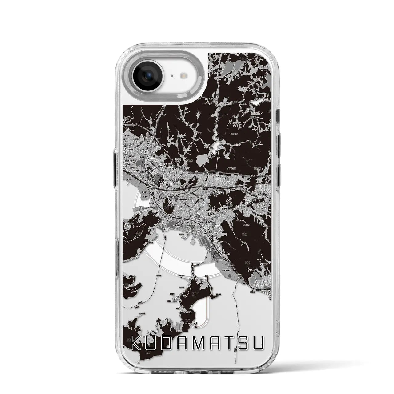 【下松(山口県)】地図柄iPhoneケース(MagSafeタイプ)