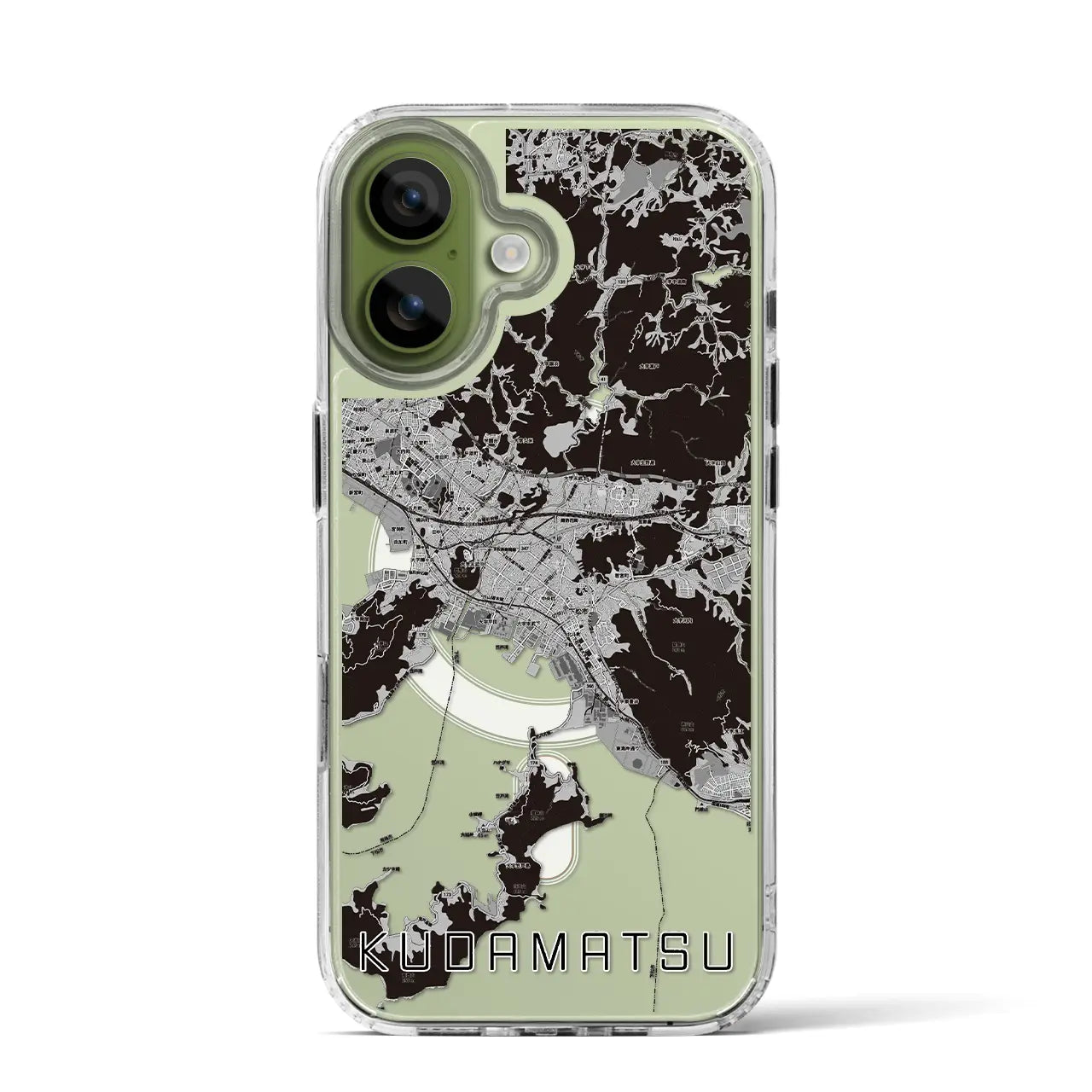 【下松(山口県)】地図柄iPhoneケース(MagSafeタイプ)