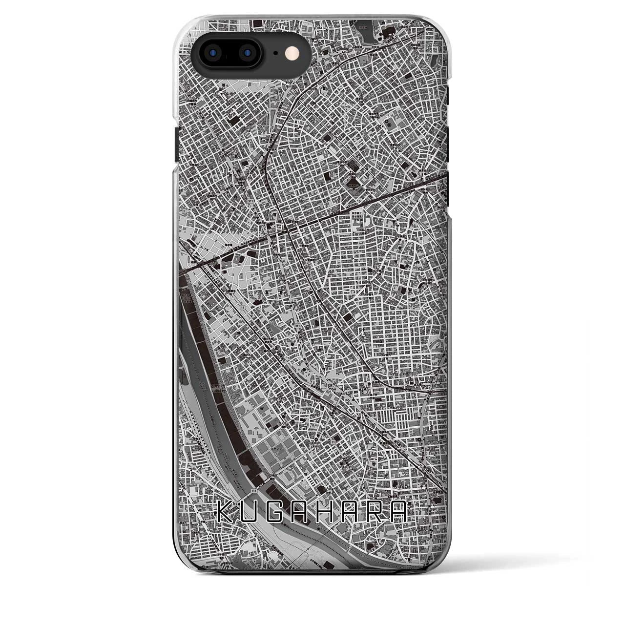 【久が原(東京都)】地図柄iPhoneケース(クリアタイプ)