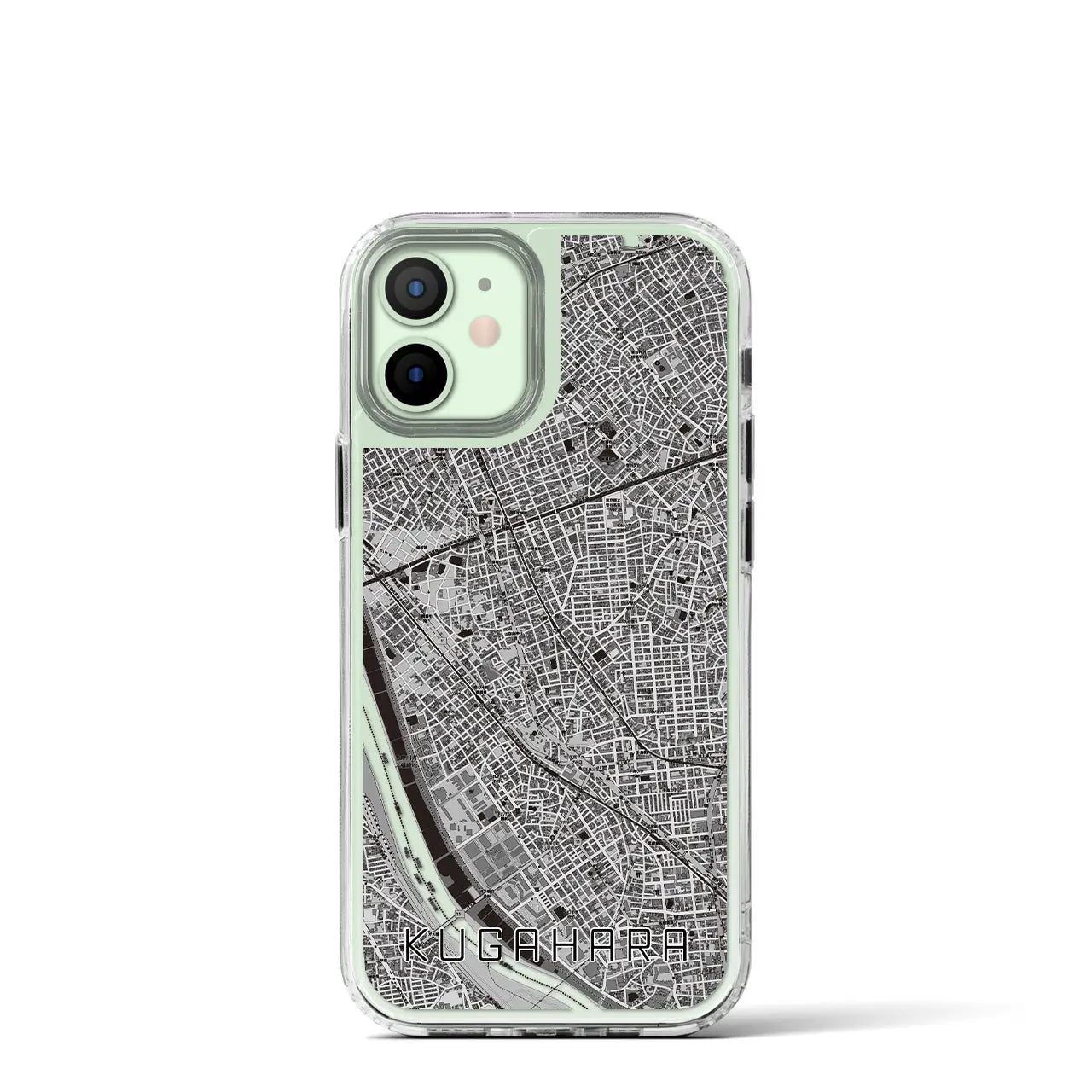 【久が原(東京都)】地図柄iPhoneケース(MagSafeタイプ)
