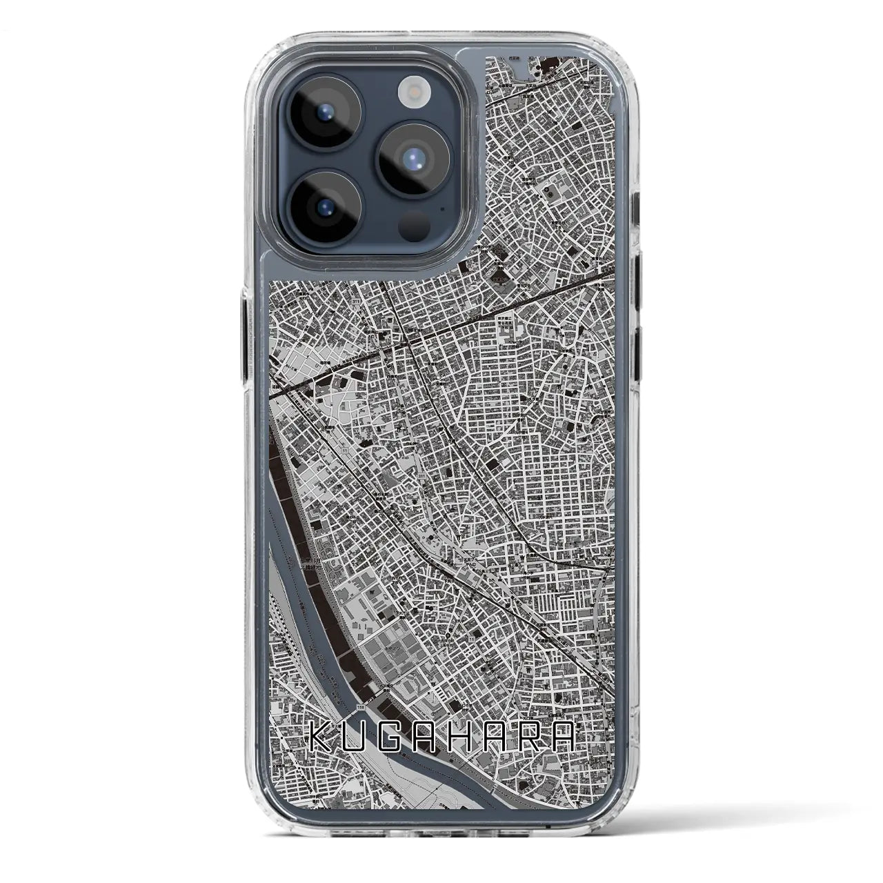 【久が原(東京都)】地図柄iPhoneケース(MagSafeタイプ)