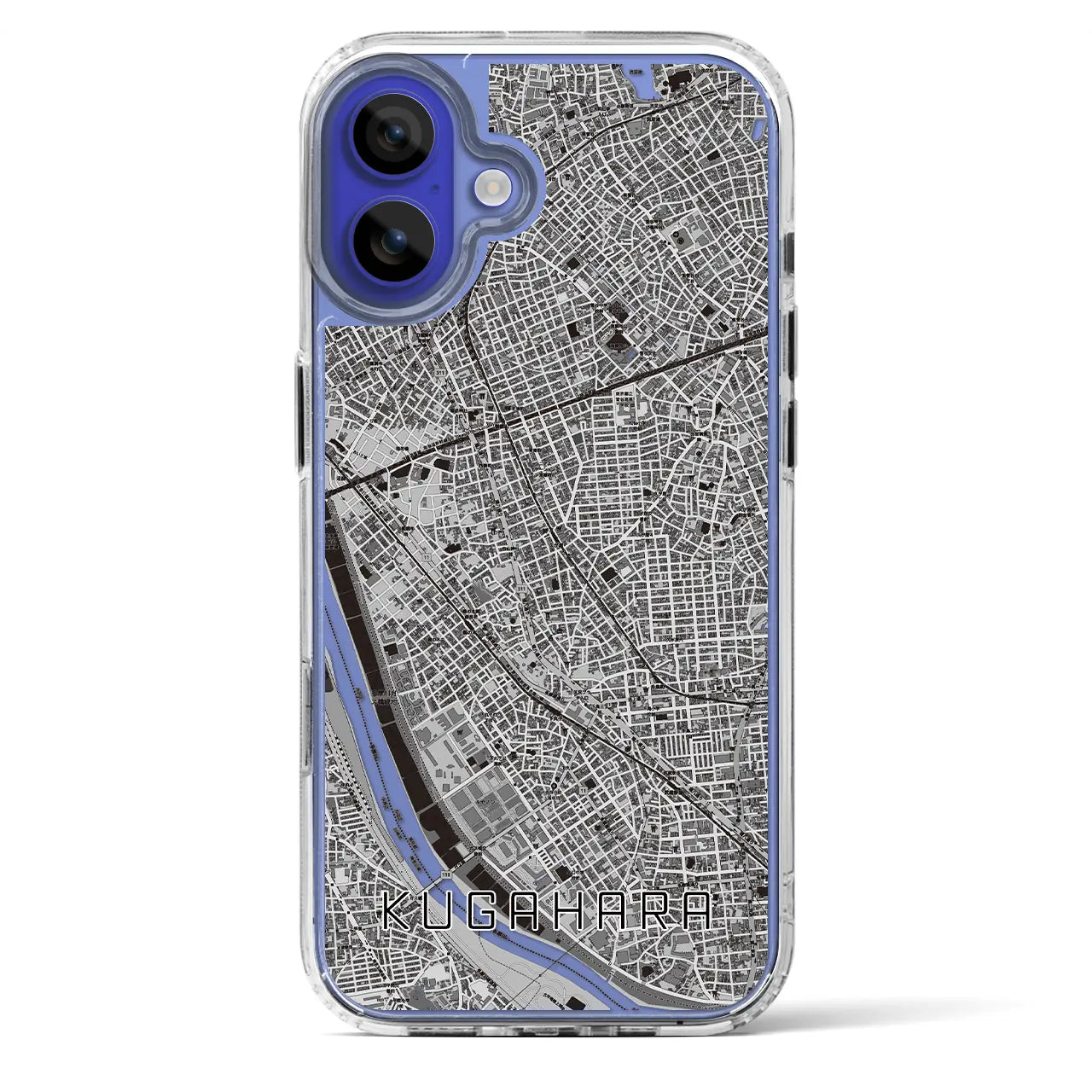 【久が原(東京都)】地図柄iPhoneケース(MagSafeタイプ)