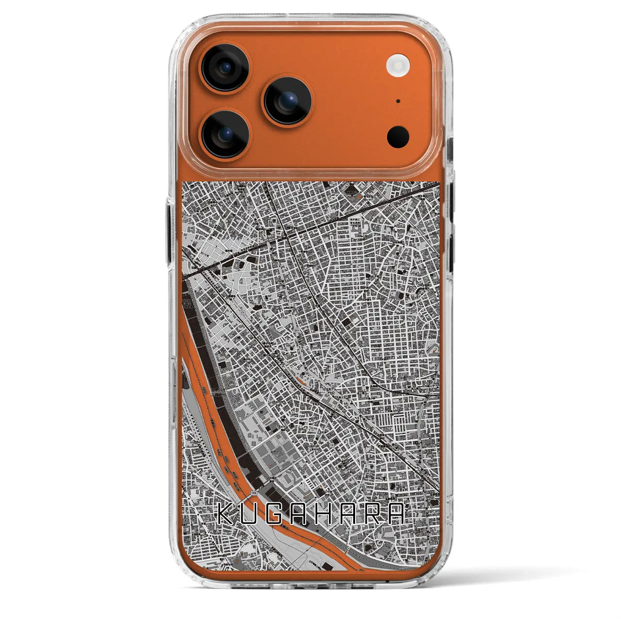 【久が原(東京都)】地図柄iPhoneケース(MagSafeタイプ)