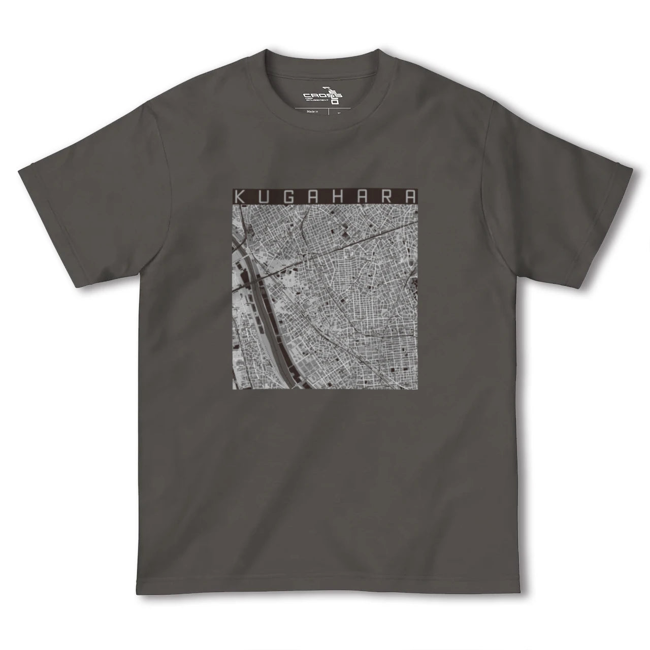 【久が原(東京都)】地図柄ヘビーウェイトTシャツ