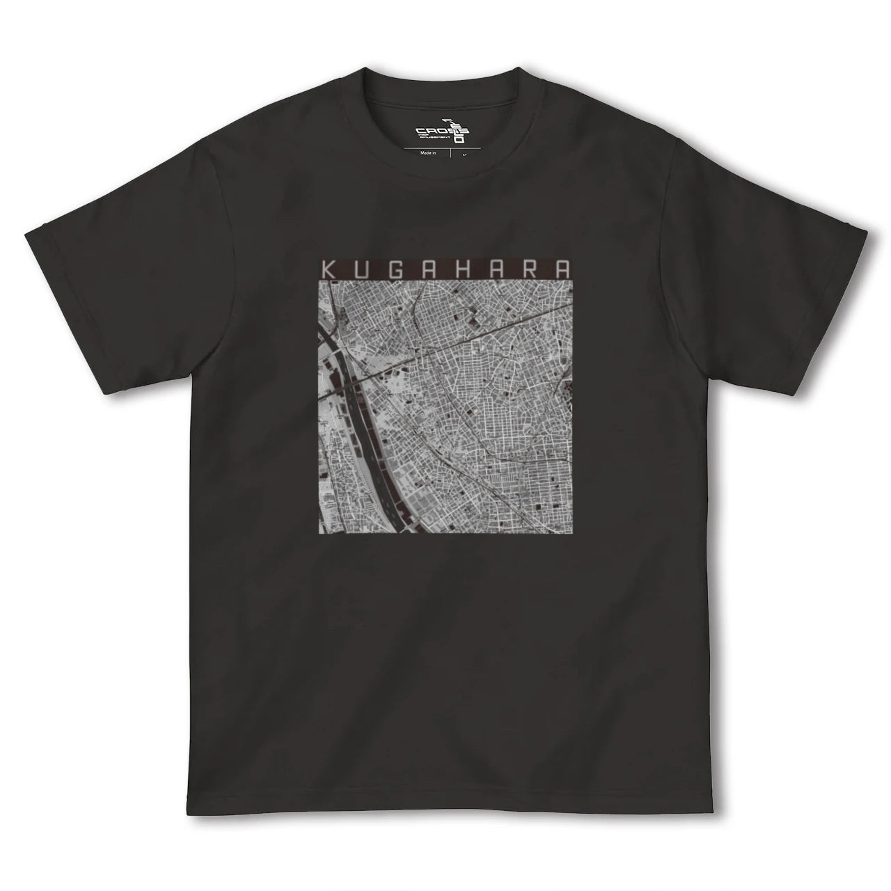 【久が原(東京都)】地図柄ヘビーウェイトTシャツ