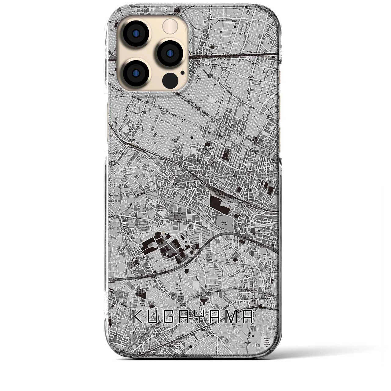 【久我山(東京都)】地図柄iPhoneケース(クリアタイプ)