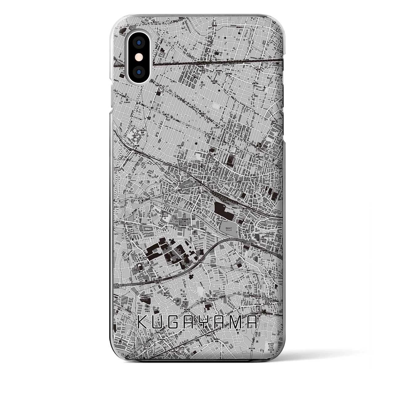 【久我山(東京都)】地図柄iPhoneケース(クリアタイプ)