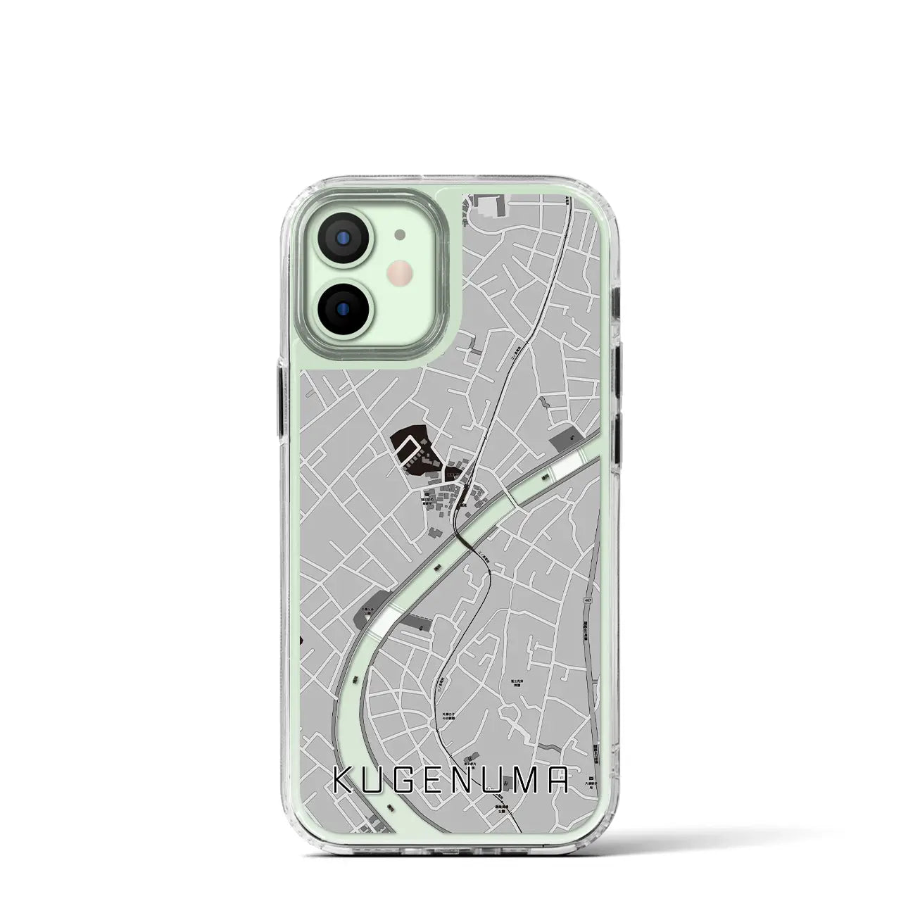 【鵠沼(神奈川県)】地図柄iPhoneケース(MagSafeタイプ)