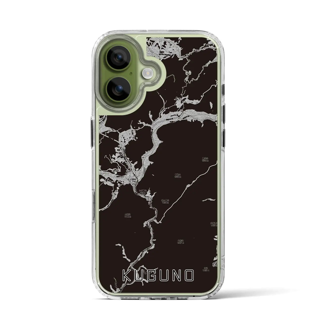 【久々野(岐阜県)】地図柄iPhoneケース(MagSafeタイプ)