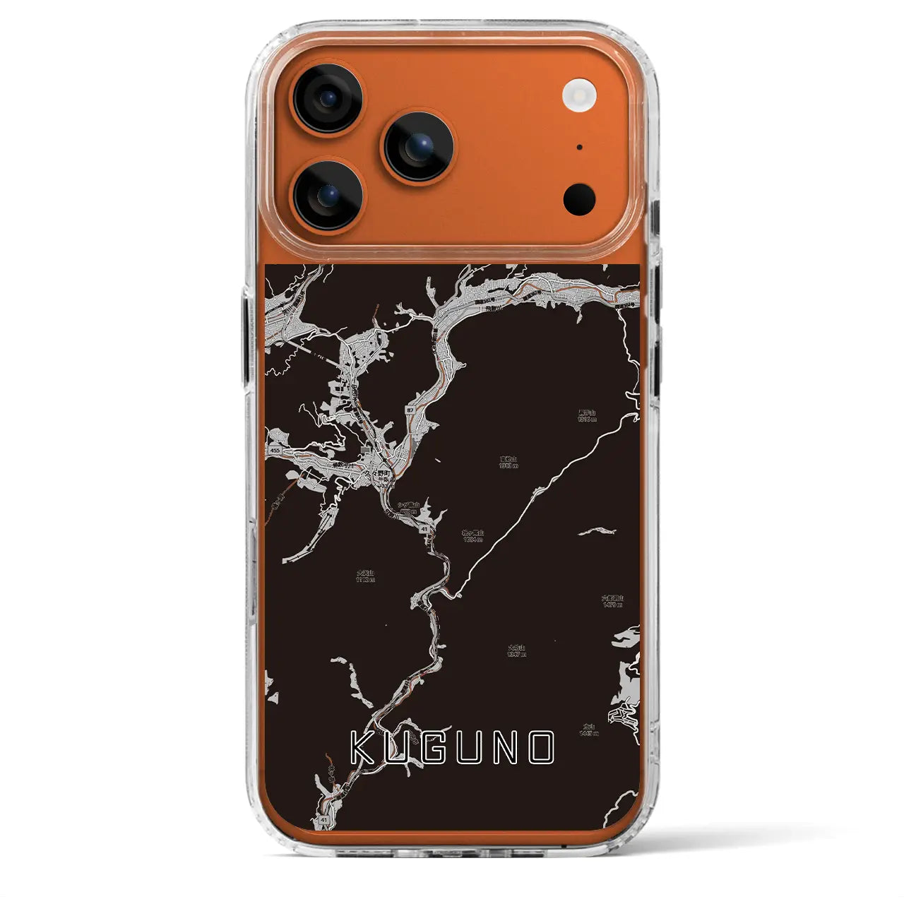 【久々野(岐阜県)】地図柄iPhoneケース(MagSafeタイプ)