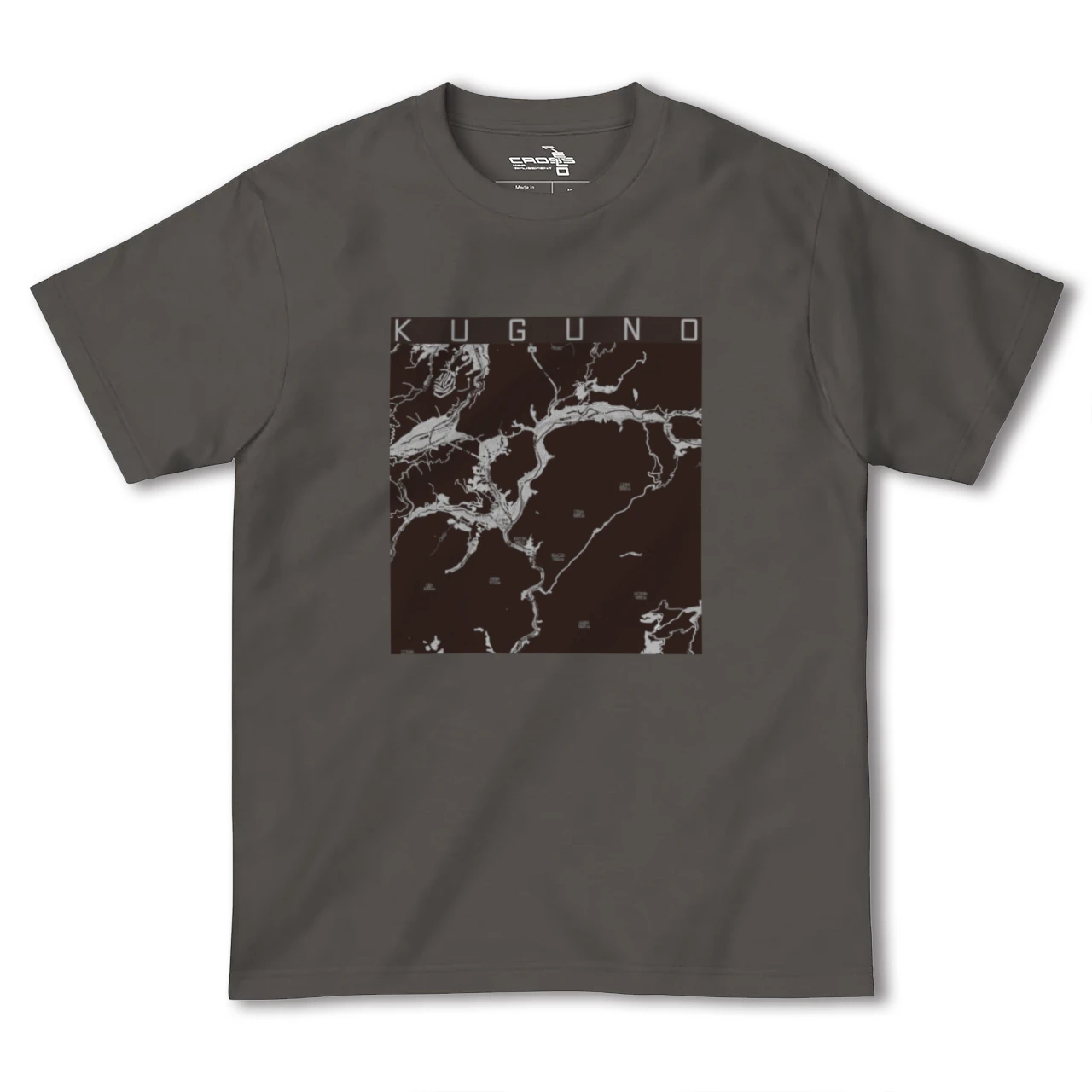 【久々野(岐阜県)】地図柄ヘビーウェイトTシャツ