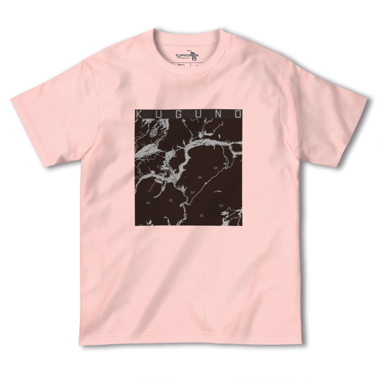 【久々野(岐阜県)】地図柄ヘビーウェイトTシャツ