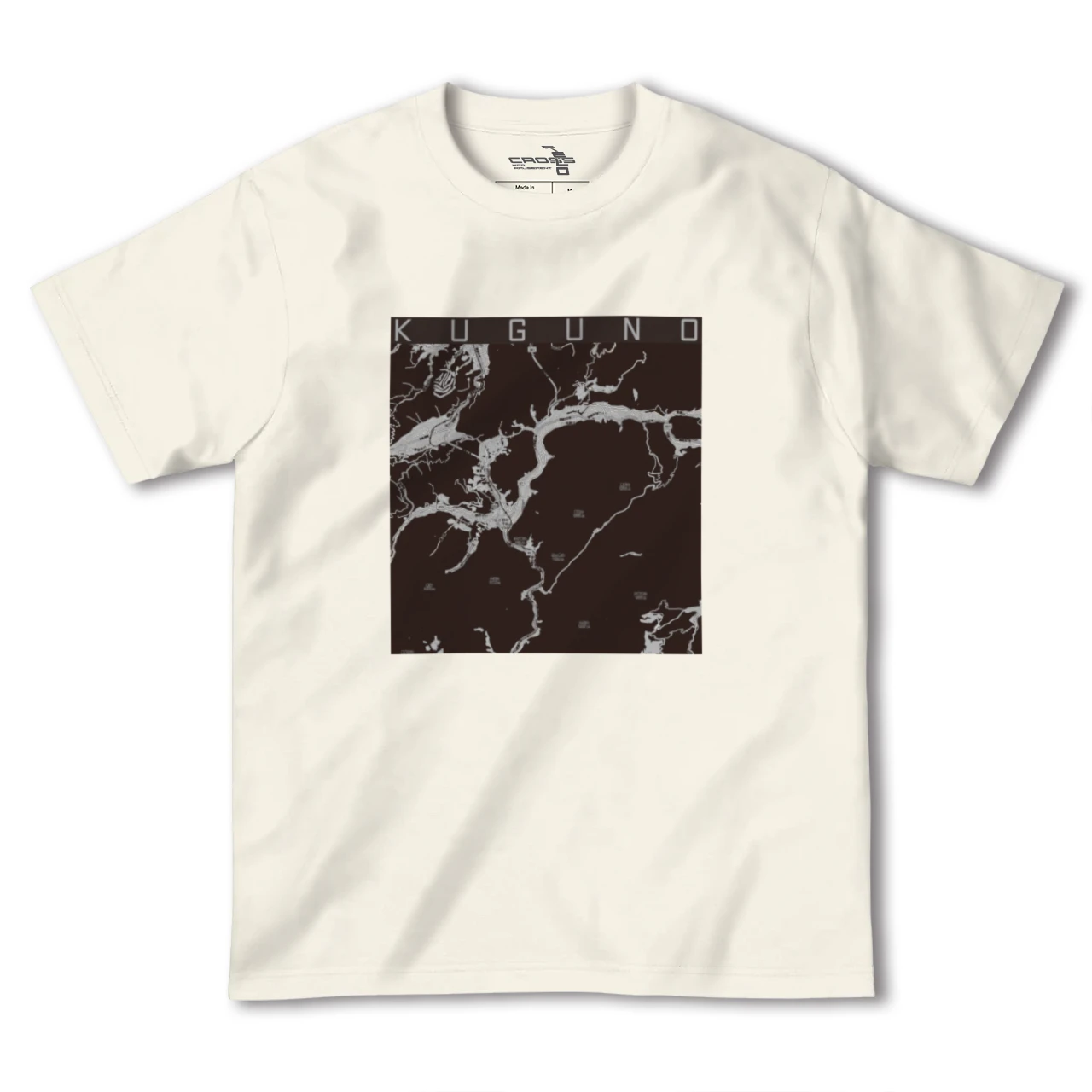 【久々野(岐阜県)】地図柄ヘビーウェイトTシャツ