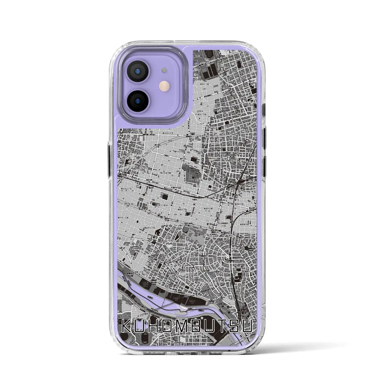 【九品仏(東京都)】地図柄iPhoneケース(MagSafeタイプ)