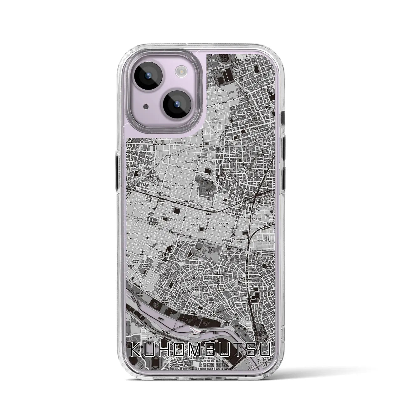 【九品仏(東京都)】地図柄iPhoneケース(MagSafeタイプ)