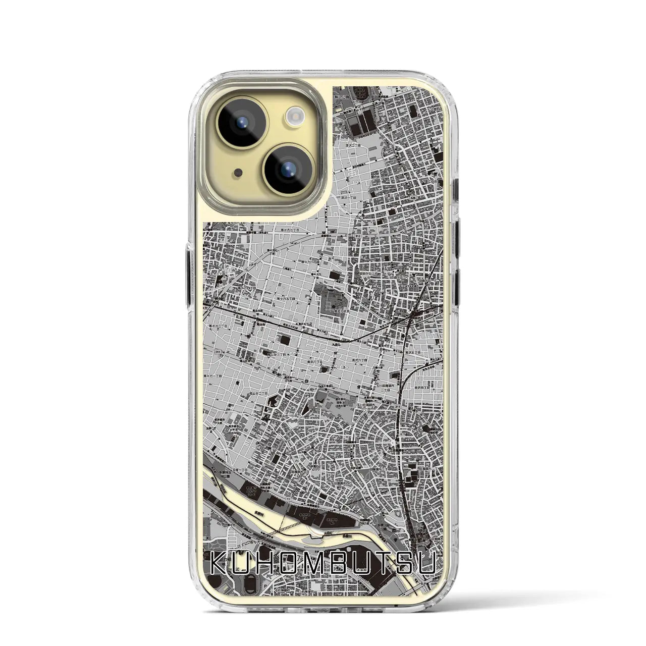 【九品仏(東京都)】地図柄iPhoneケース(MagSafeタイプ)