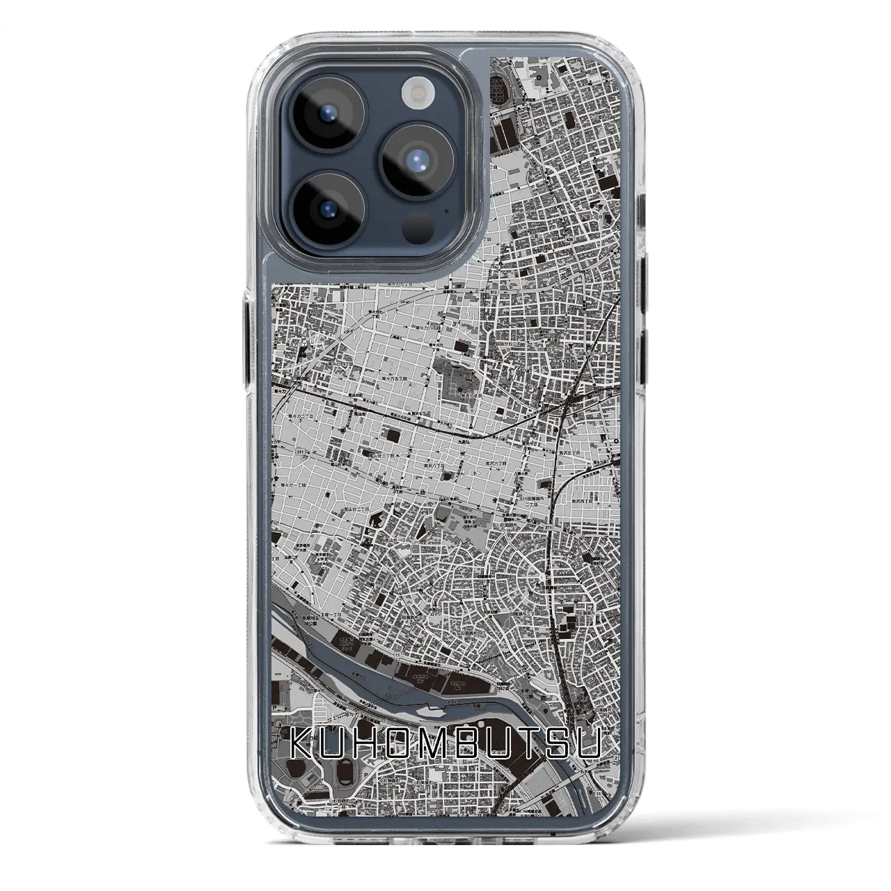【九品仏(東京都)】地図柄iPhoneケース(MagSafeタイプ)