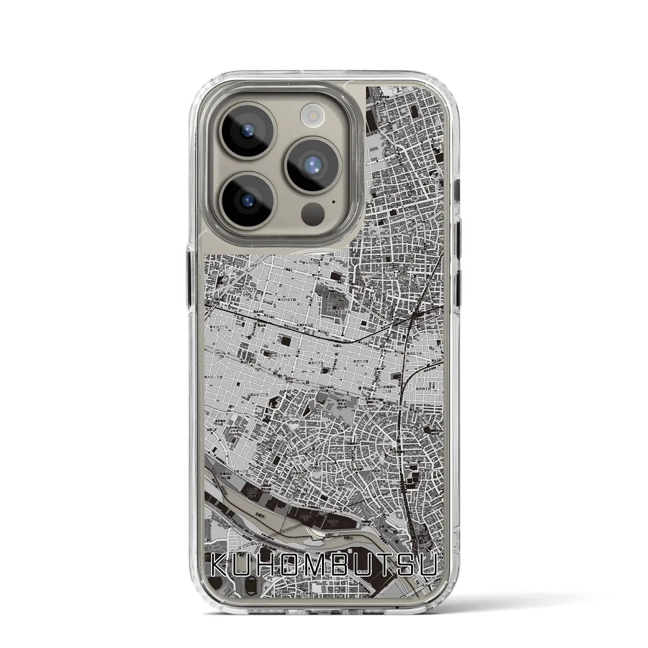 【九品仏(東京都)】地図柄iPhoneケース(MagSafeタイプ)