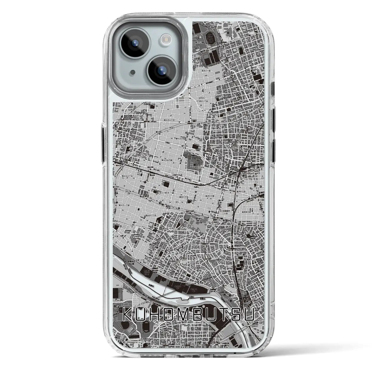 【九品仏(東京都)】地図柄iPhoneケース(MagSafeタイプ)