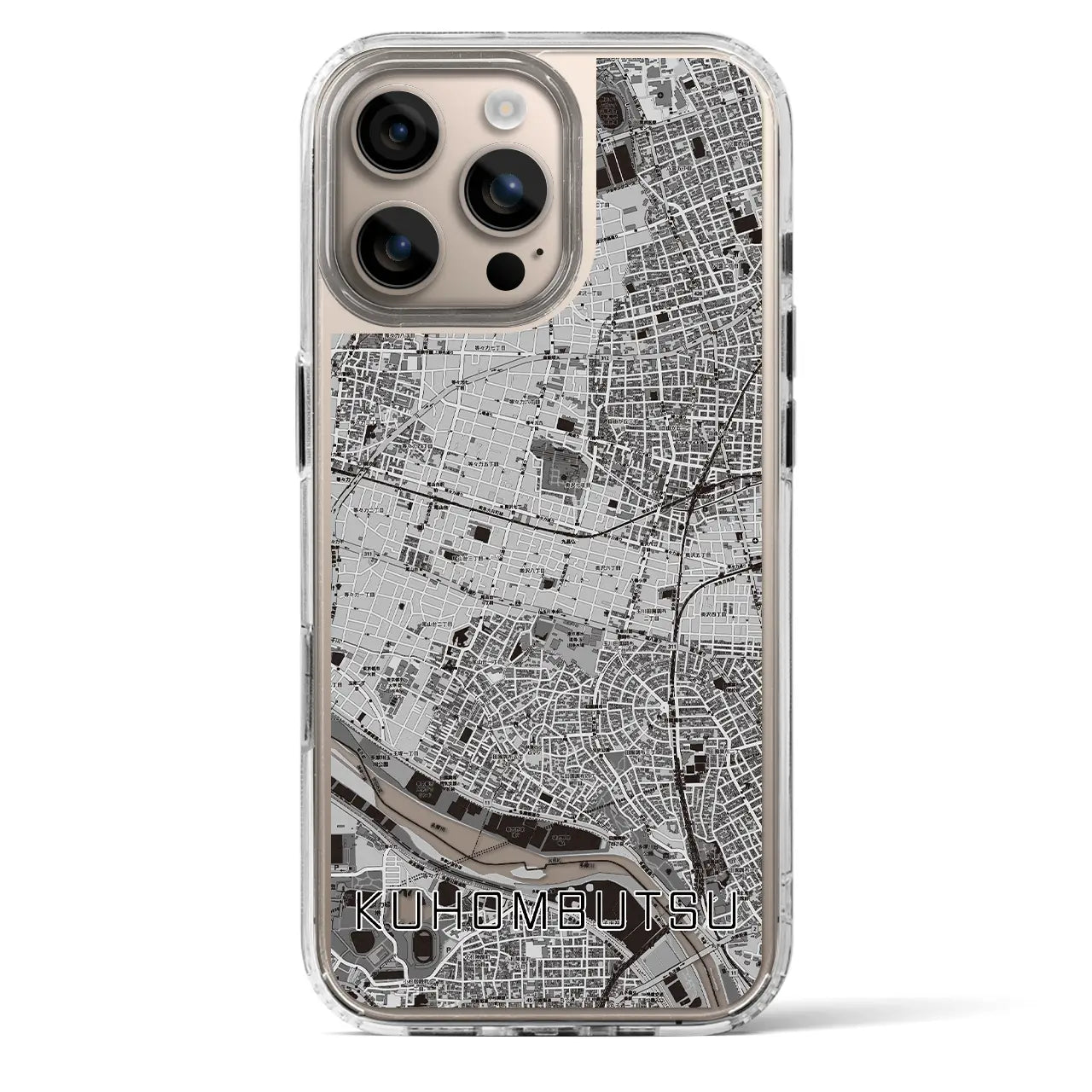 【九品仏(東京都)】地図柄iPhoneケース(MagSafeタイプ)