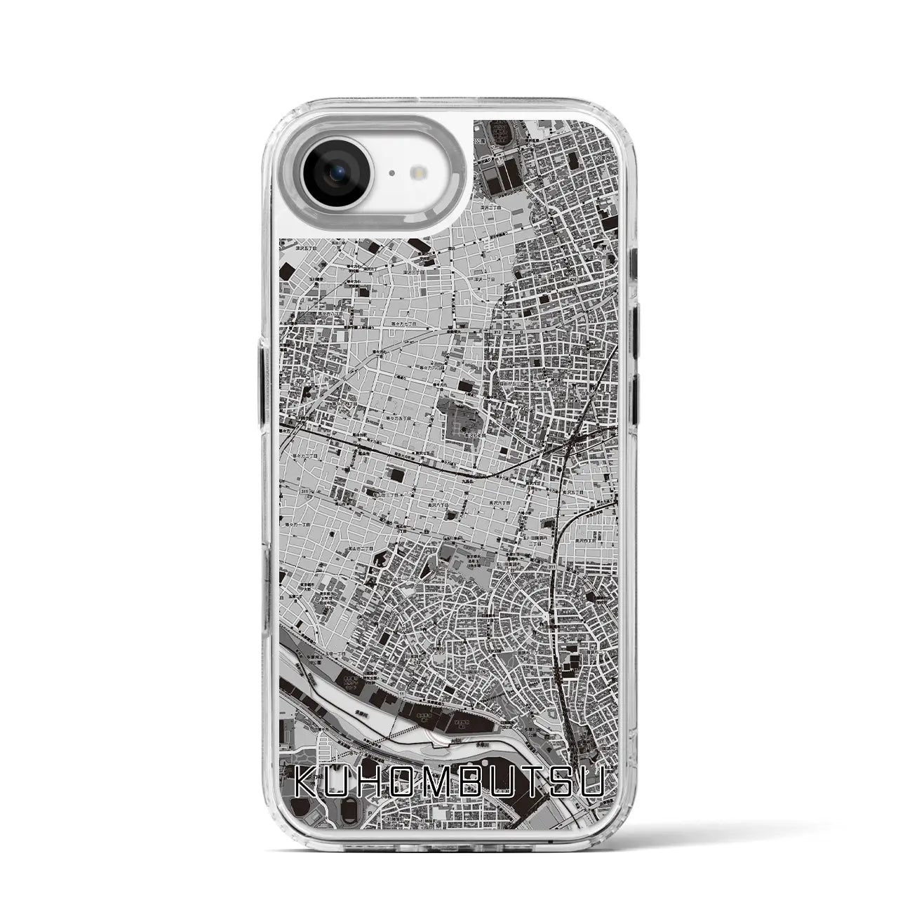 【九品仏(東京都)】地図柄iPhoneケース(MagSafeタイプ)