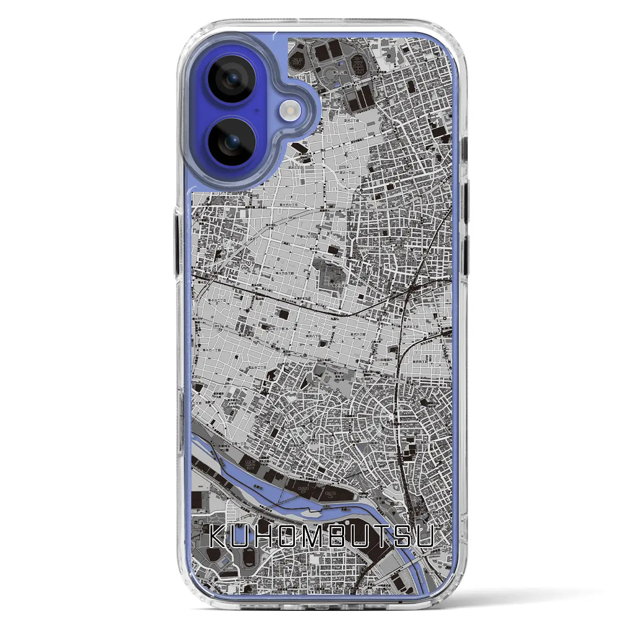 【九品仏(東京都)】地図柄iPhoneケース(MagSafeタイプ)