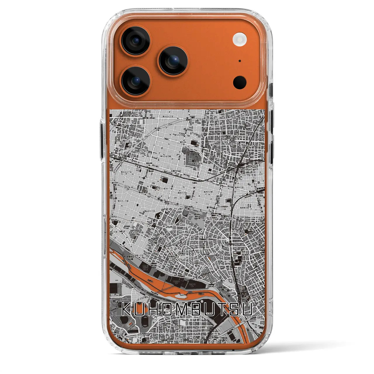 【九品仏(東京都)】地図柄iPhoneケース(MagSafeタイプ)