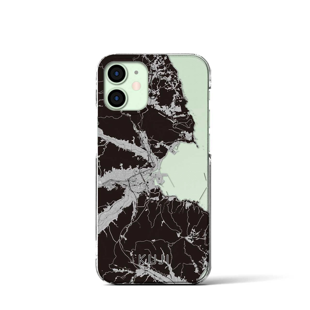 【久慈(岩手県)】地図柄iPhoneケース(クリアタイプ)