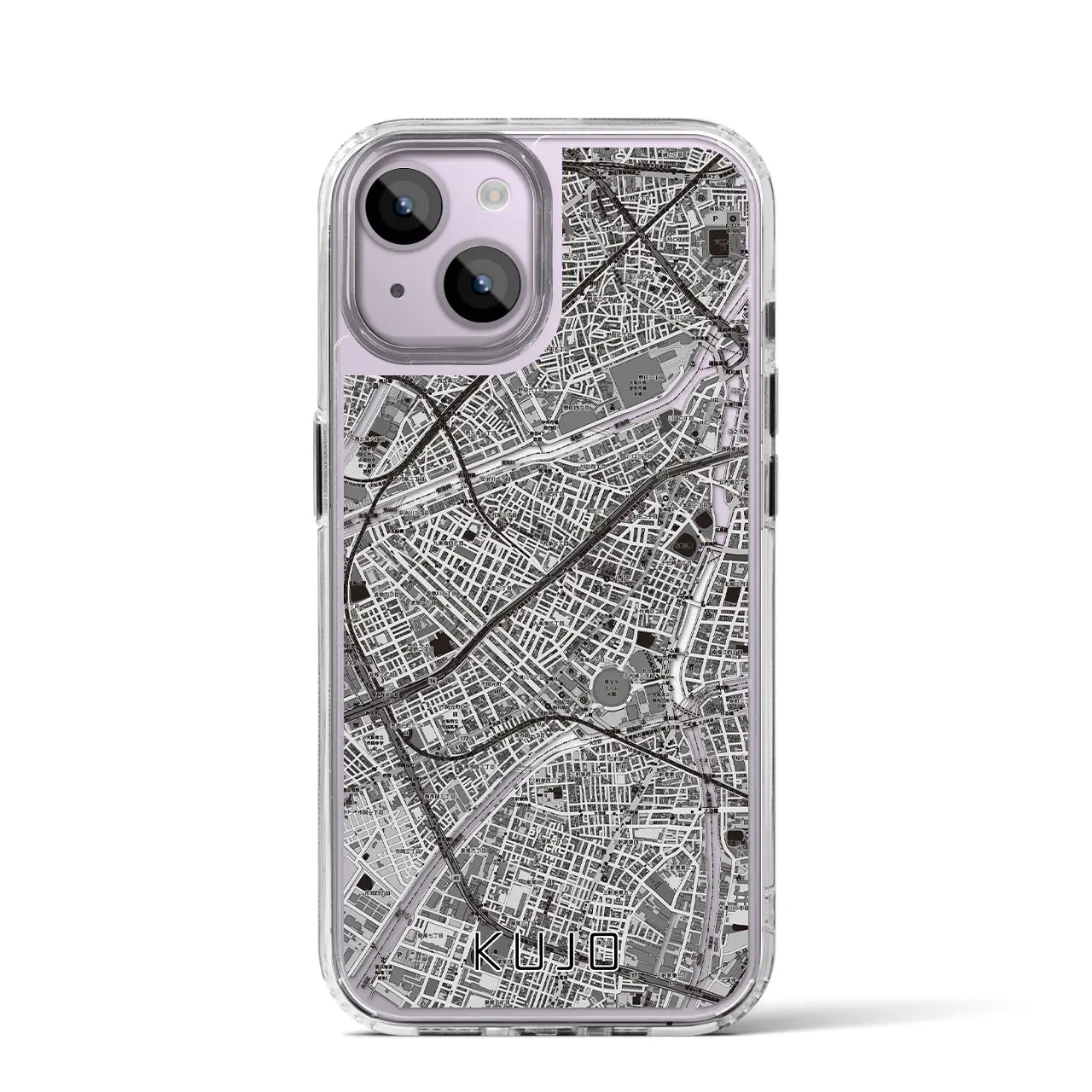 【九条(大阪府)】地図柄iPhoneケース(MagSafeタイプ)