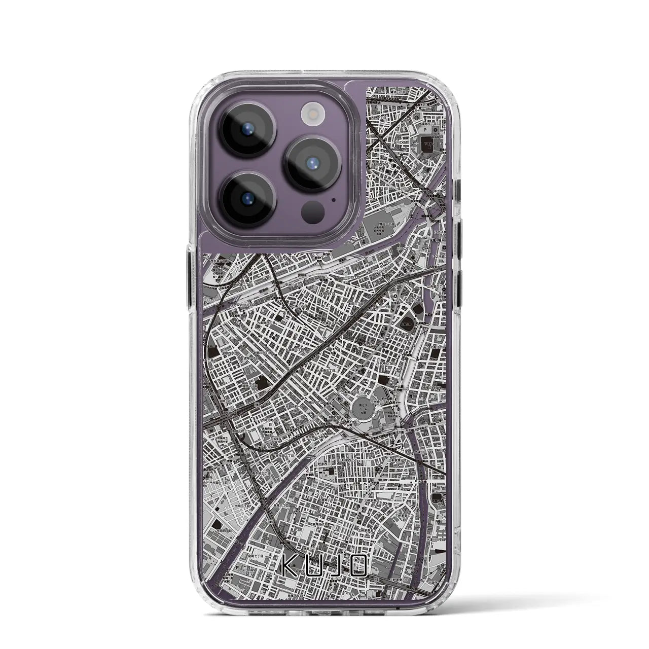 【九条(大阪府)】地図柄iPhoneケース(MagSafeタイプ)