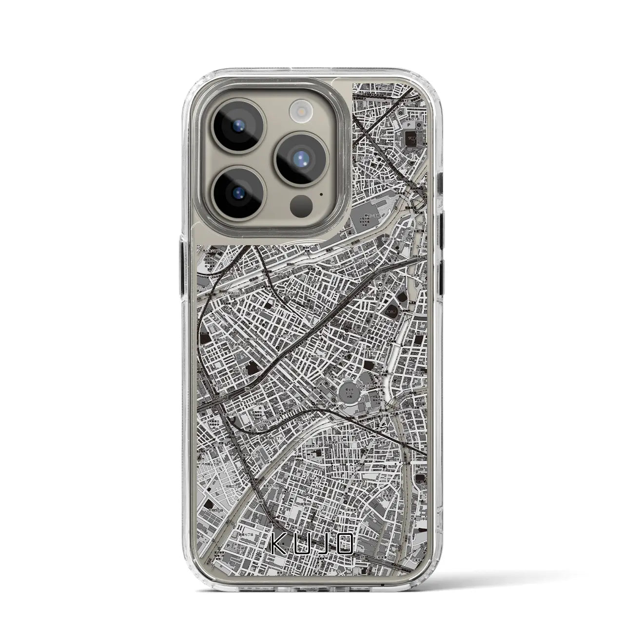 【九条(大阪府)】地図柄iPhoneケース(MagSafeタイプ)