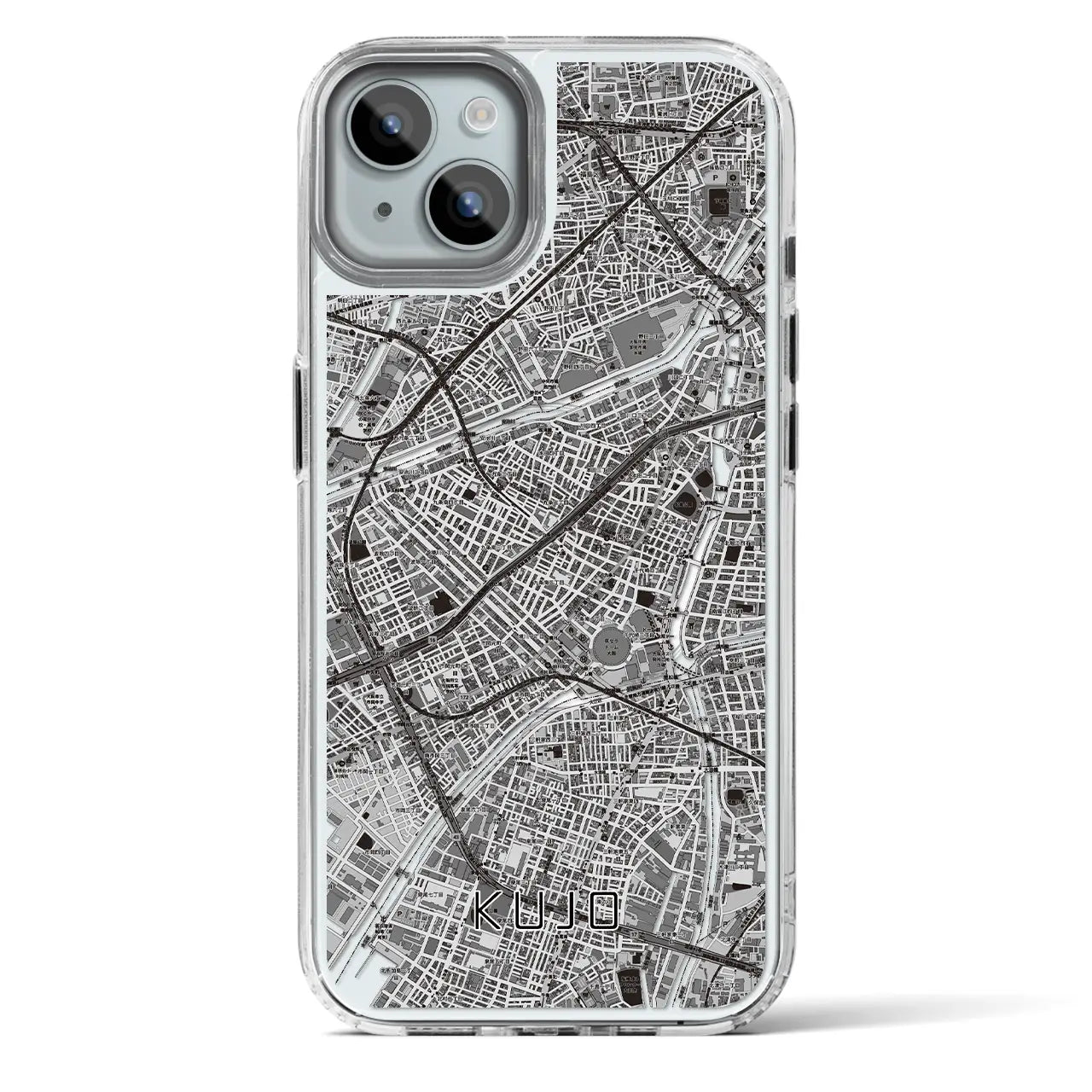 【九条(大阪府)】地図柄iPhoneケース(MagSafeタイプ)