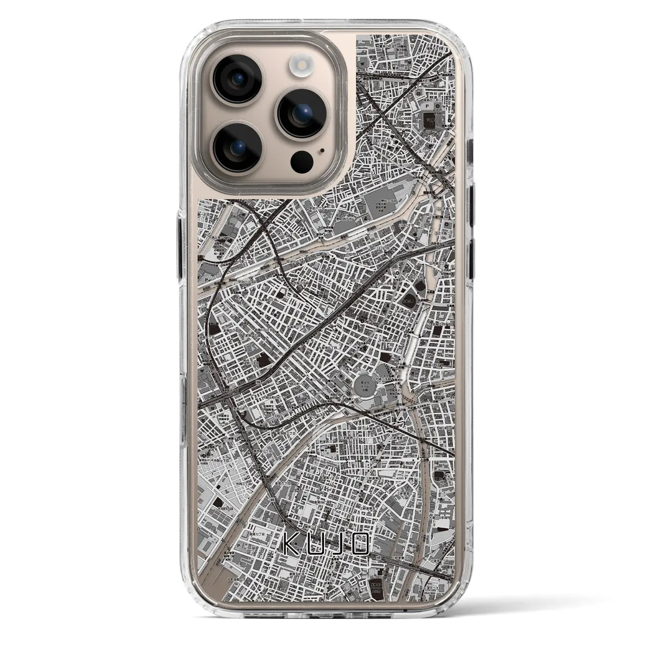 【九条(大阪府)】地図柄iPhoneケース(MagSafeタイプ)