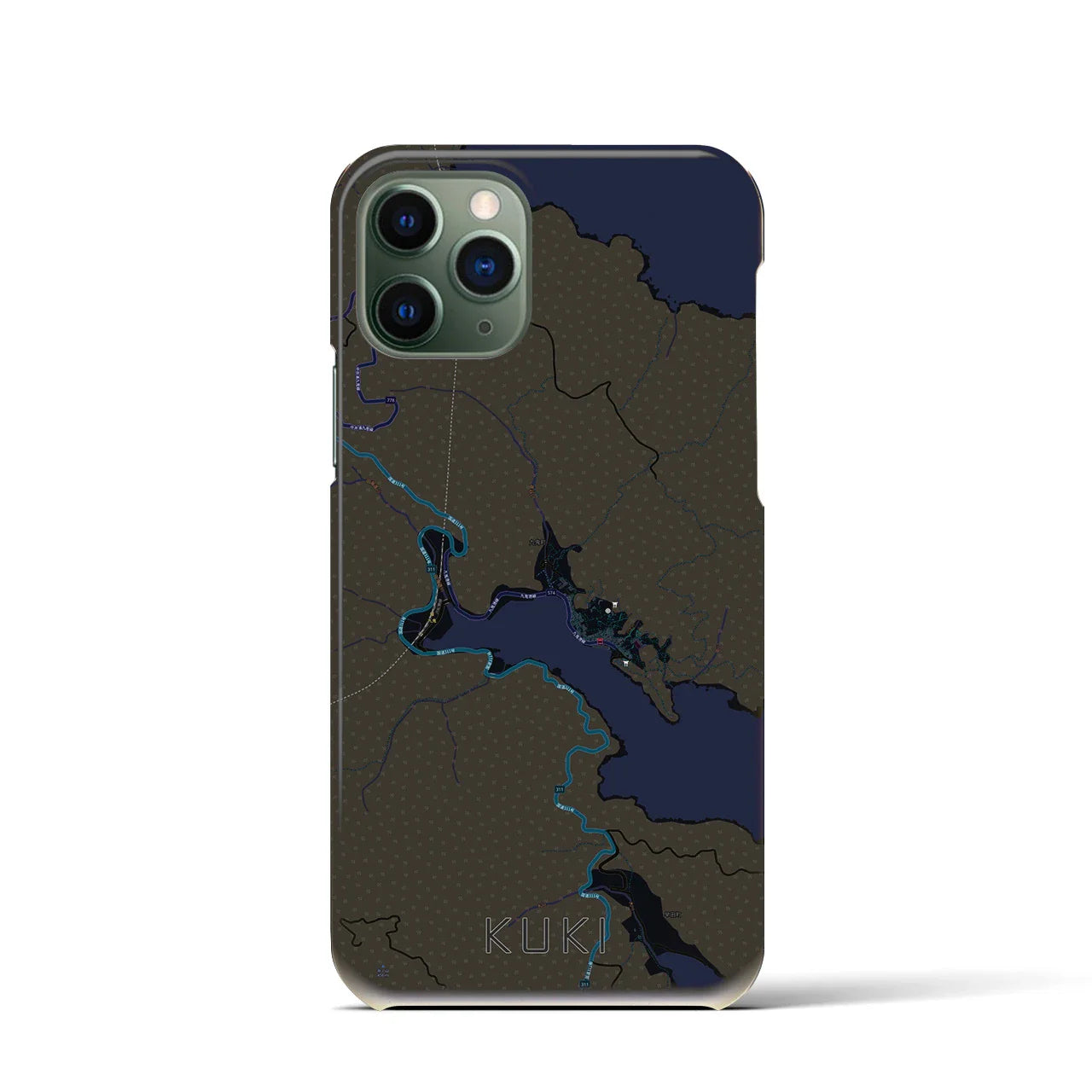 【九鬼(三重県)】地図柄iPhoneケース(バックカバータイプ)