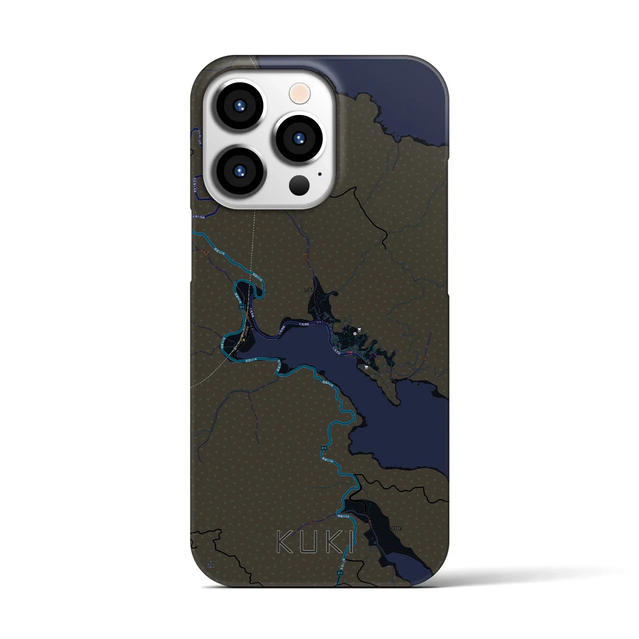 【九鬼(三重県)】地図柄iPhoneケース(バックカバータイプ)