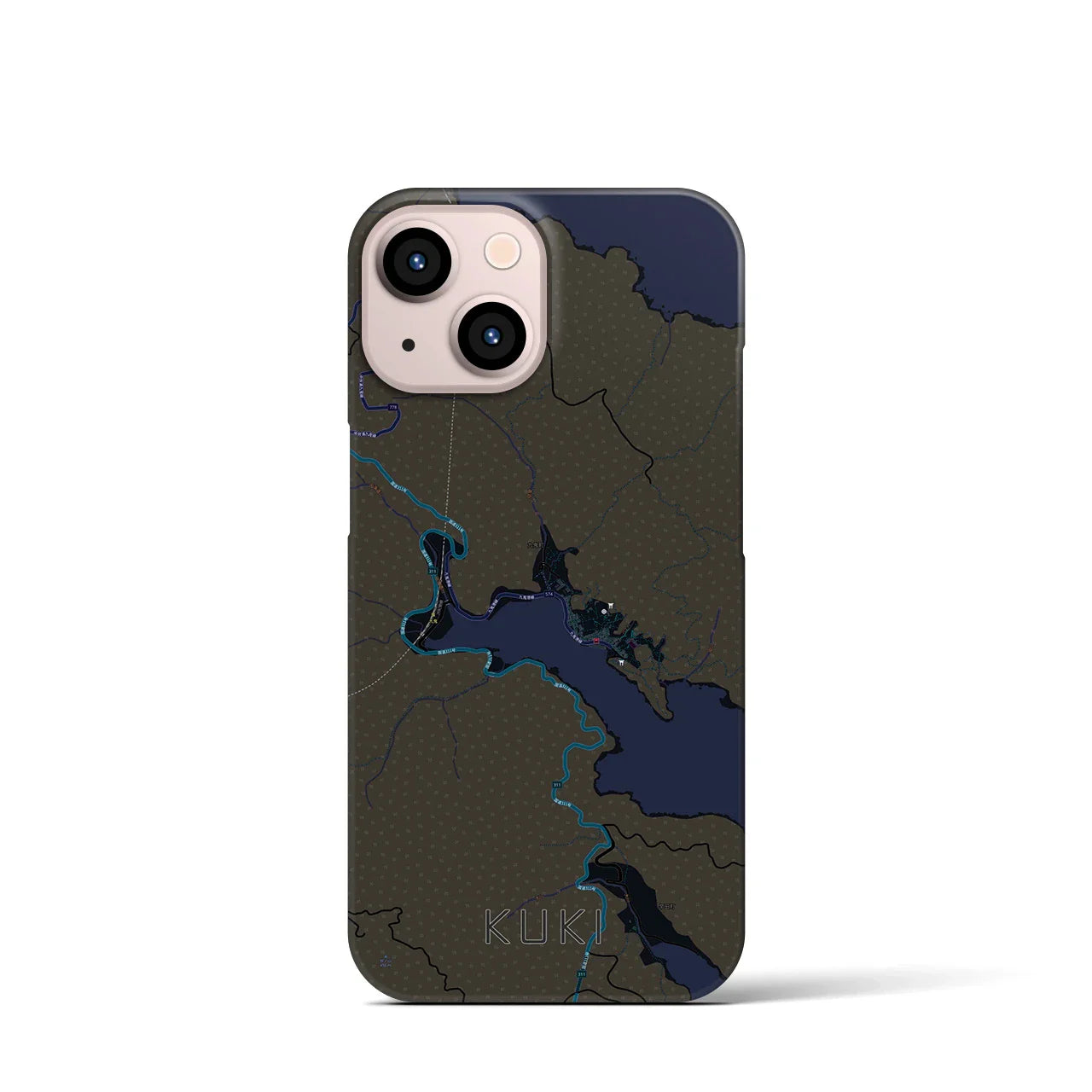 【九鬼(三重県)】地図柄iPhoneケース(バックカバータイプ)
