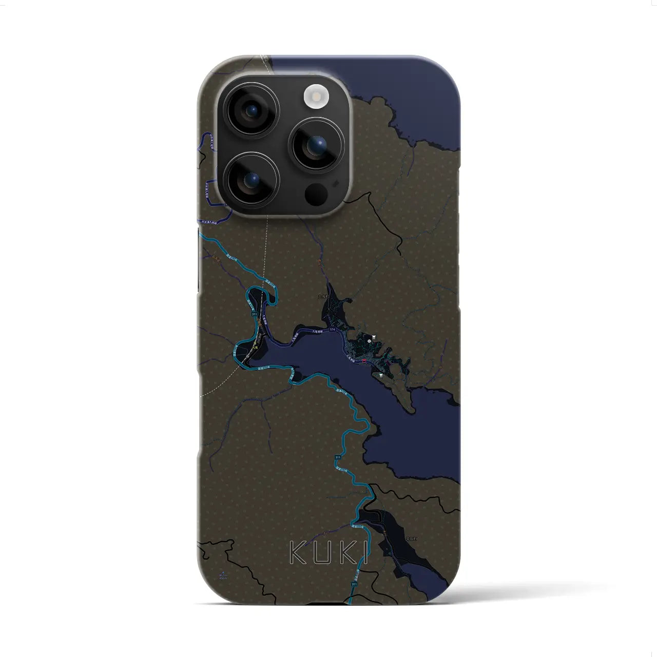 【九鬼(三重県)】地図柄iPhoneケース(バックカバータイプ)