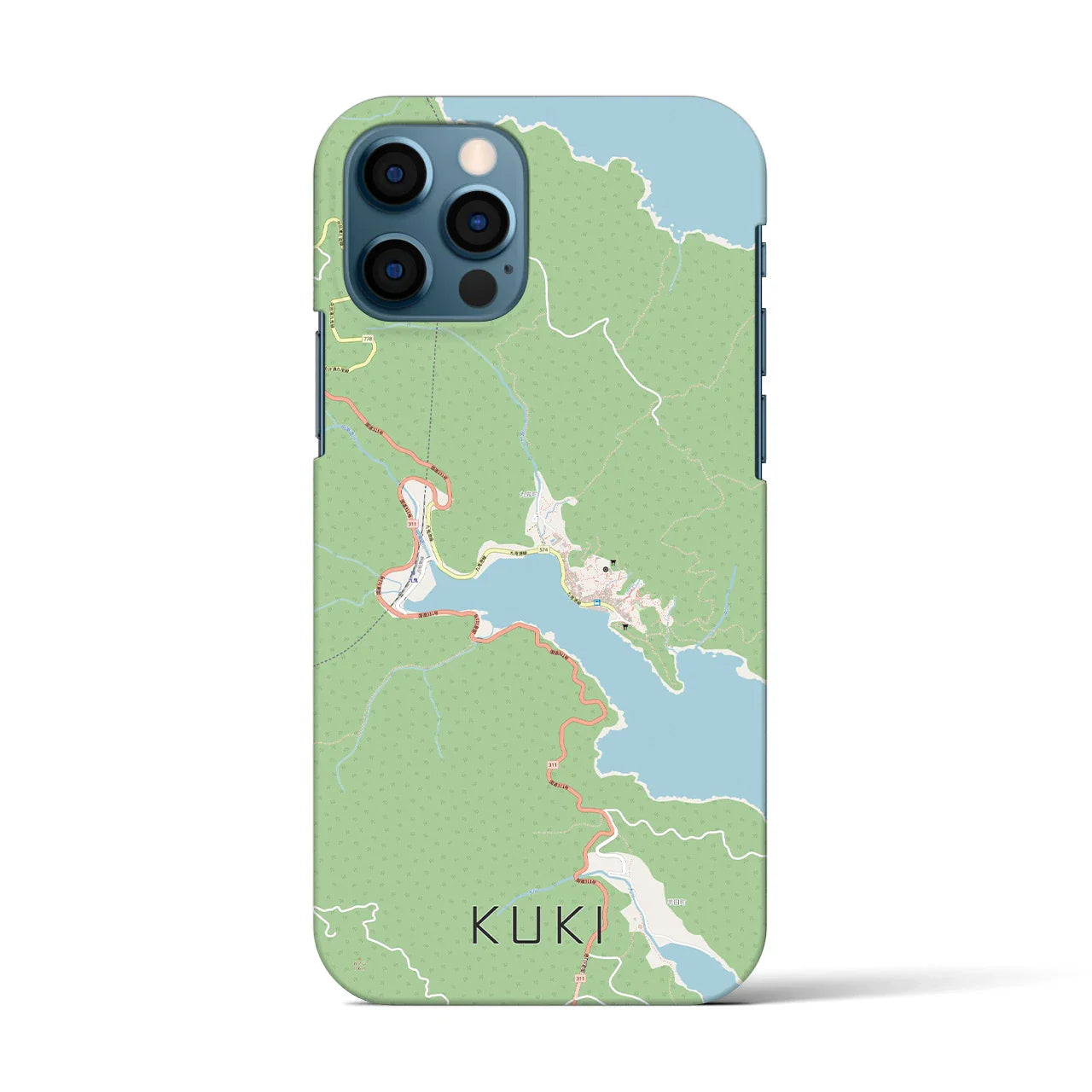 【九鬼(三重県)】地図柄iPhoneケース(バックカバータイプ)