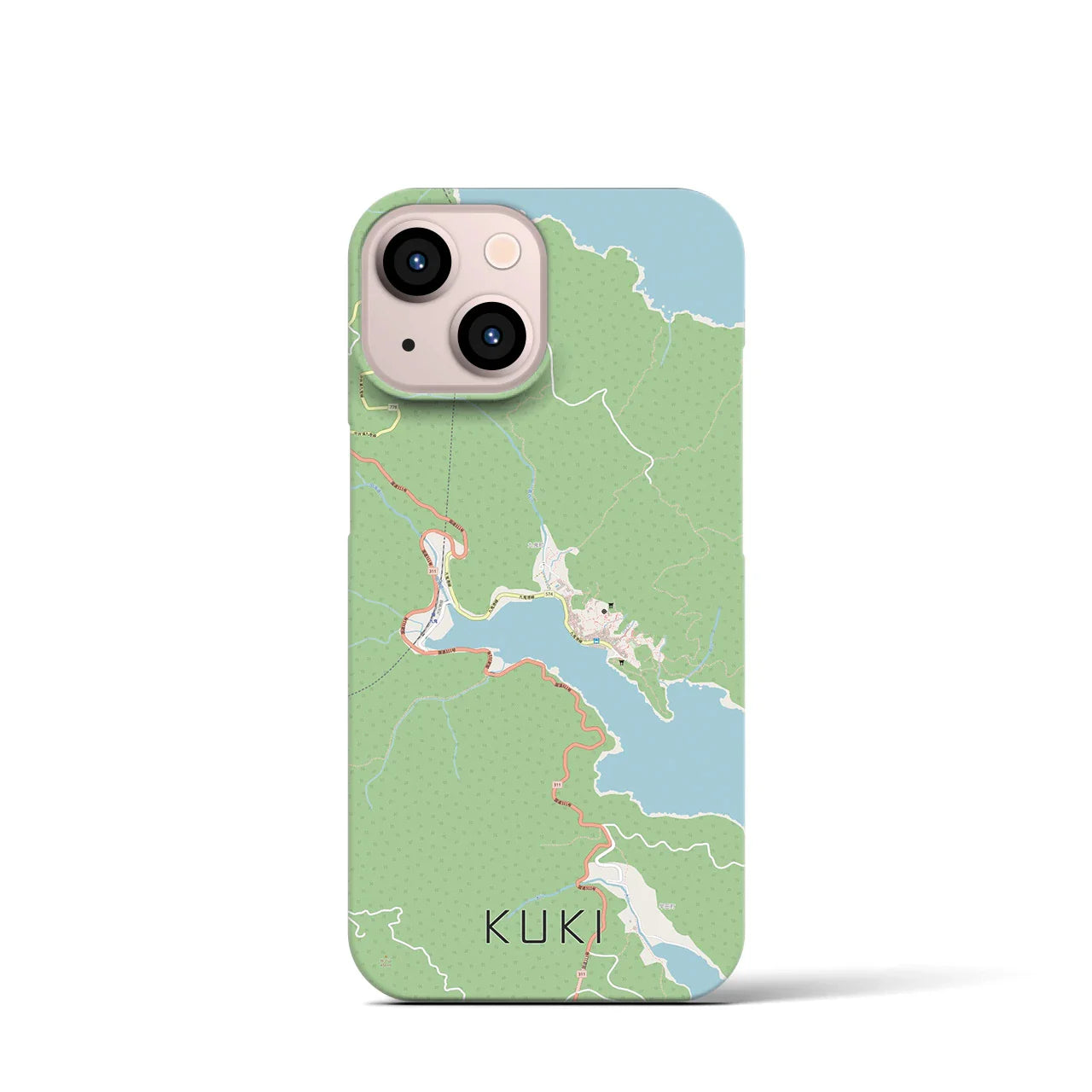 【九鬼(三重県)】地図柄iPhoneケース(バックカバータイプ)