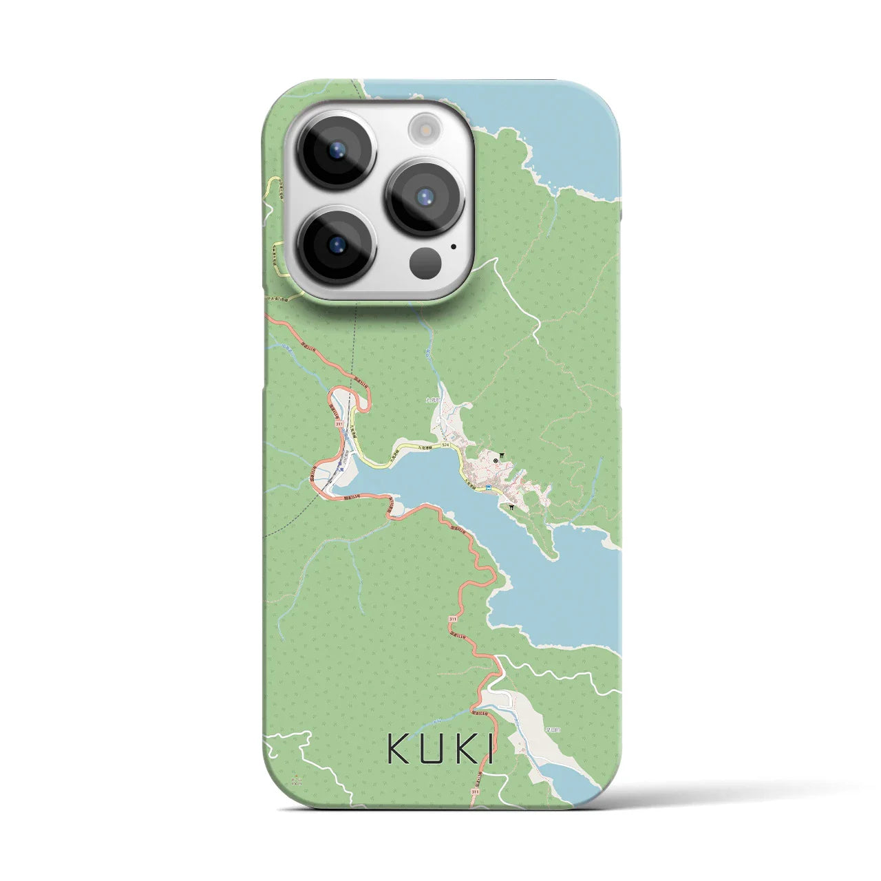 【九鬼(三重県)】地図柄iPhoneケース(バックカバータイプ)