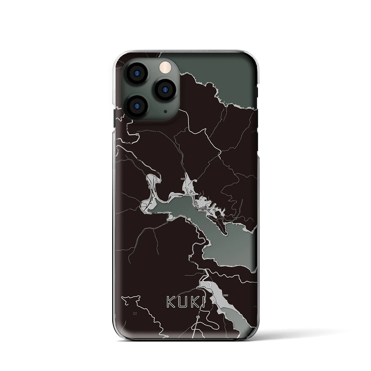 【九鬼(三重県)】地図柄iPhoneケース(クリアタイプ)