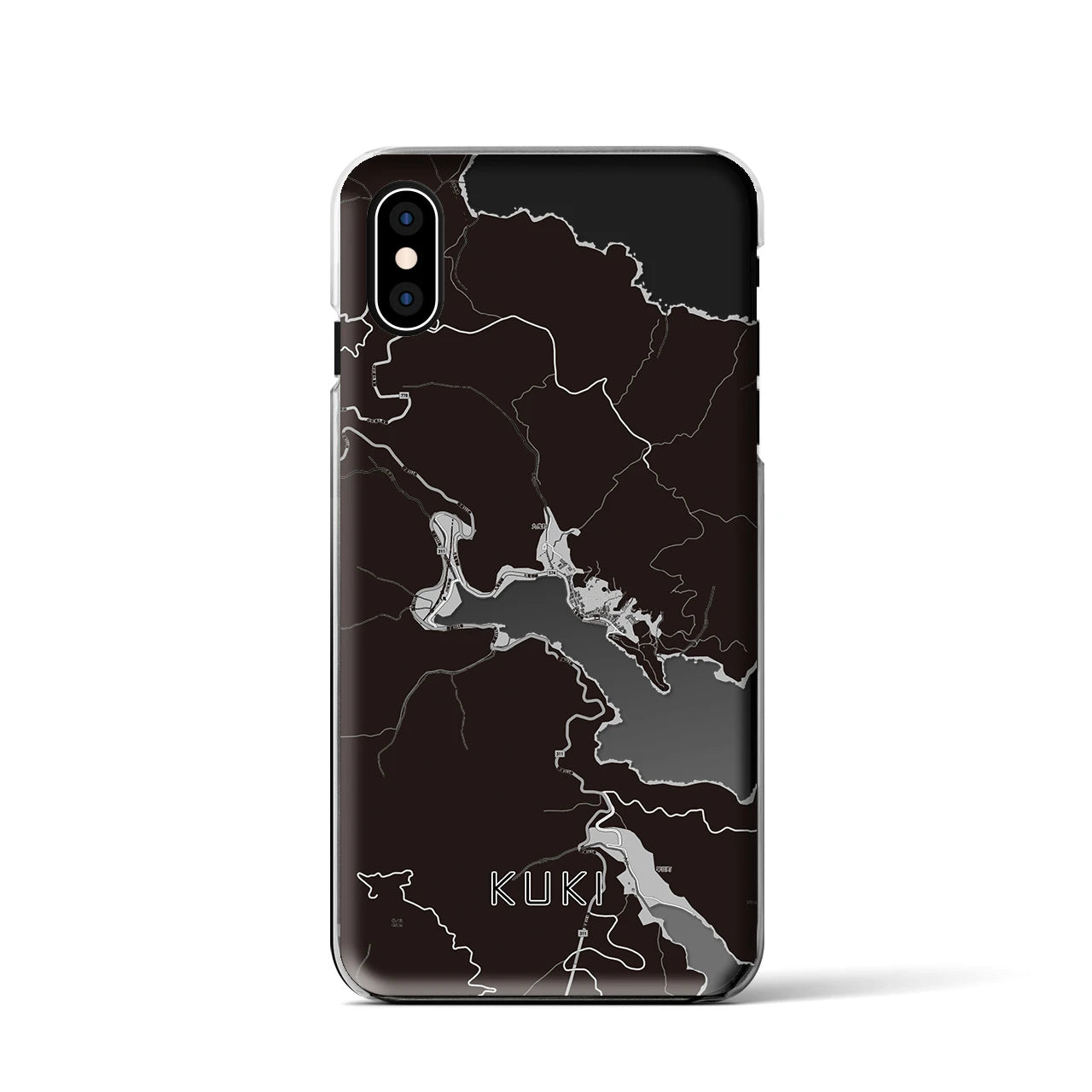 【九鬼(三重県)】地図柄iPhoneケース(クリアタイプ)