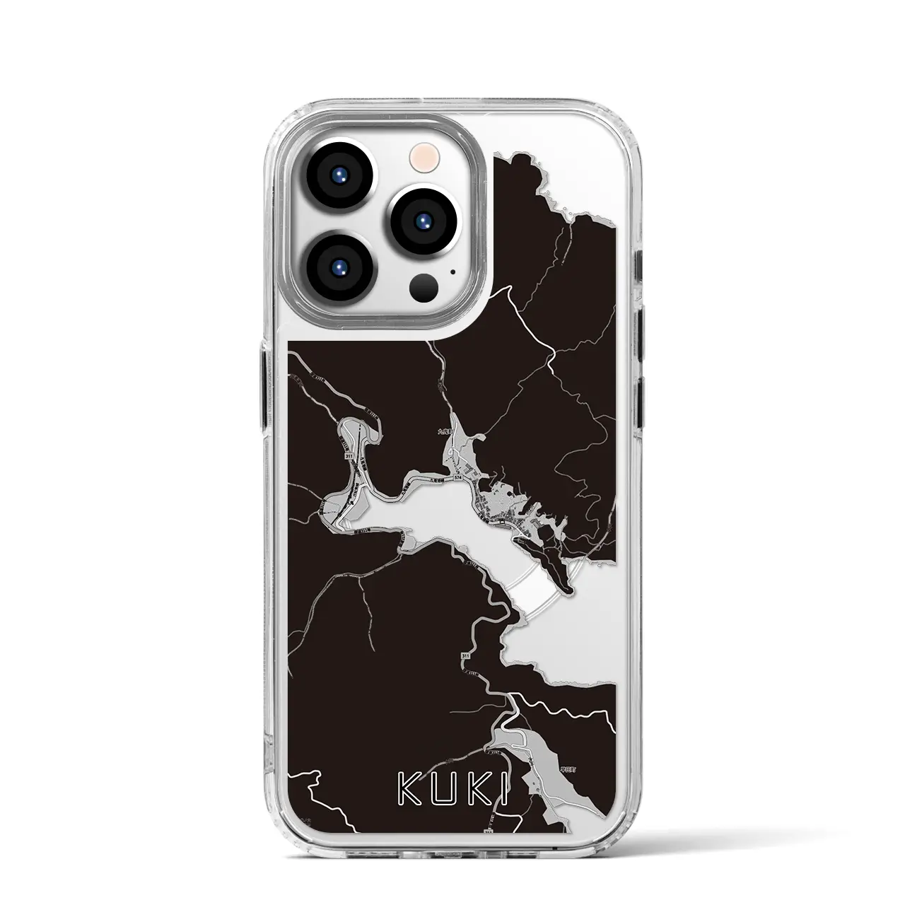 【九鬼(三重県)】地図柄iPhoneケース(MagSafeタイプ)